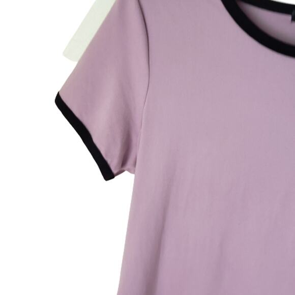 2 FOR $5 SALE Style Therapy Short Sleeve Mauve Top Size Large - Picture 2 of 7